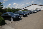 8. BMW Schwaben-Stammtisch: BMW 7er Parkplatz vor der Wasenhalle