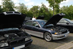 BMW 7er Parkplatz, rechts der BMW 750iL (E38) von Erich ('Erich M')