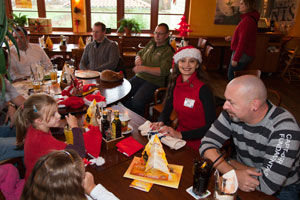   weihnachtliche Stammtischrunde im Café del Sol in Castrop-Rauxel