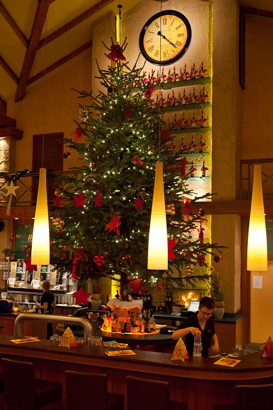 Weihnachtsbaum im Caf del Sol in Castrop-Rauxel