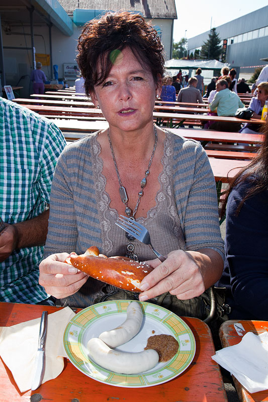 Christine ('Raketen-maa') auf dem Oktoberfest in Waldmnchen