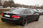 BMW 750i (E65 LCI) Individual von Ingo ('Black Pearl') beim Rhein-Ruhr-Stammtisch im März