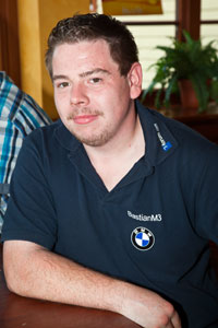 Bastian ('BastianM3') beim Rhein-Ruhr-Stammtisch in Castrop-Rauxel im September 2012
