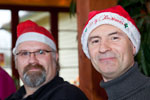 Stammtischorganisator Volker ('CountZero') und Uwe ('Raumgleiter')