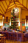 weihnachtlich geschmücktes Café del Sol in Castrop-Rauxel