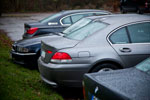 BMW 7er Parkplatz beim 79. Rheinischen 7er-Stammtisch