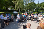 7-forum.com Jahrestreffen 2012: Matthias ('Telekom-iker') weist die Teilnehmer ein