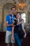 Christian ('Christian') und Viola ('*Phoebe*') im Schloss Ludwigsburg