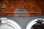 BMW Individual Schriftzug auf dem Aschenbecher im BMW 760Li Individual (E66) von Jeroen ('GJS')