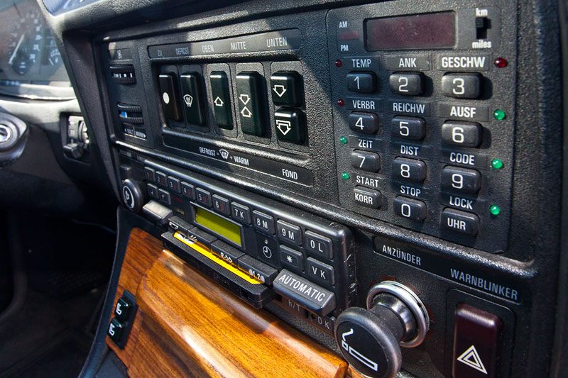 Bord-Computer, Radio und Klima-Anlage im BMW 728i (E23) von Dirk ('Tim Taylor')