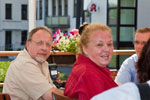 Peter ('peterpaul') und Ulli ('Jeff Jaas') beim 7er-Stammtisch in Wickrath