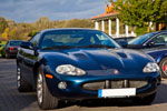 Jaguar XKR mit V8-Zylinder-Kompressor-Motor, 4.1 Liter-Hubraum, 306 PS bei 6.250 U/Min.