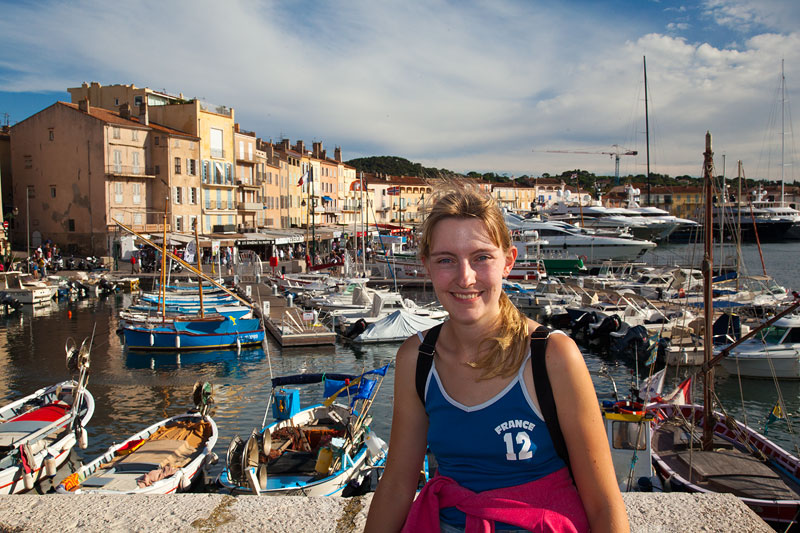 Viola ('*Phoebe*') im Hafen von Saint-Tropez
