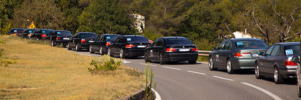 Fahrer-Tag bei der Sternfahrt: 7er-Konvoi zum Gorges du Verdon, dem Grand Canyon Europas