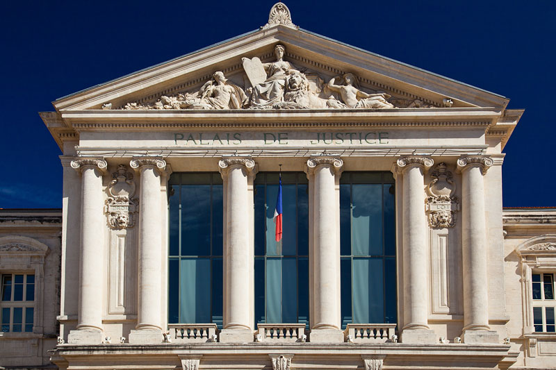 Palais de Justice in Nizza