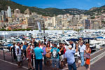 die Sternfahrer im Yachthafen von Monaco