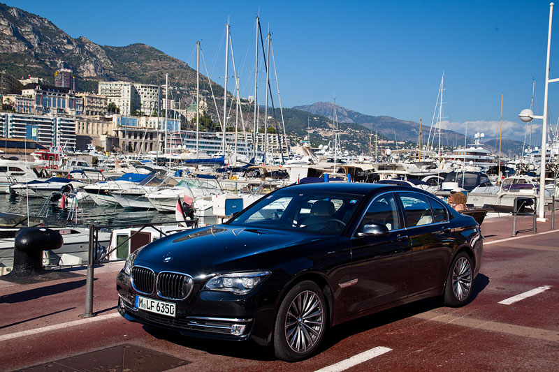 BMW 750d (F01) in Monaco