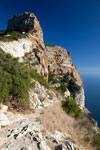 Steilküste neben der Corniche des Crêtes