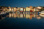 Hafen von Cassis im Abendlicht