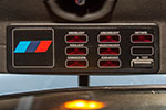 Check-Control im Dachhimmel des BMW 528i (E28) von Ralf ('asc-730i') mit M-Logo