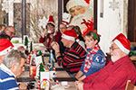 Stammtischrunde kurz vor Weihnachten im Wickrather Brauhaus in Mönchengladbach