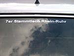 7er-Stammtisch Rhein-Ruhr Aufkleber dem 7er von Willy Pilgrim