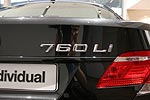 BMW 760Li Individual, Typschild