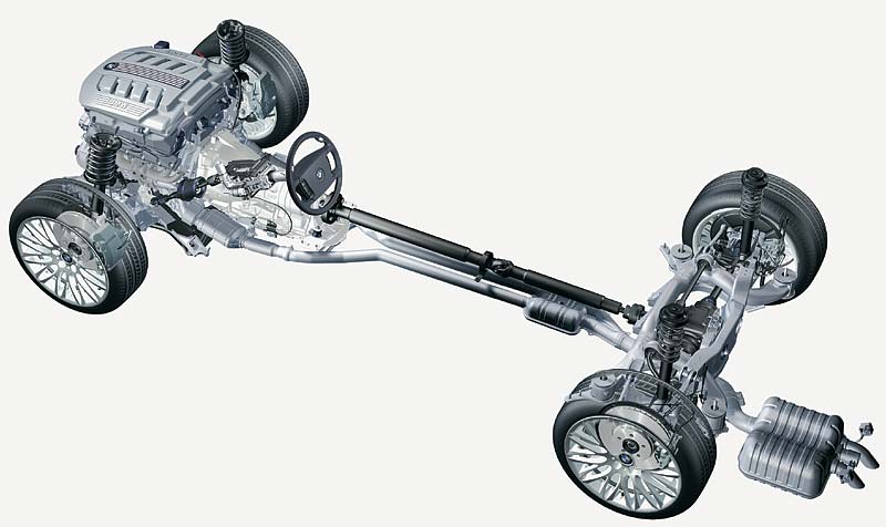 BMW 745d: Antriebsstrang, Radaufhngung, Lenkung und Federung