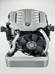 Aluminium Kurbelgehuse des V8-Dieselmotors (4,4 l - 220 kW/300 PS)