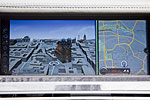 Münchener Frauenkirche in der 3D-Darstellung des Navigationssystems im BMW 760Li