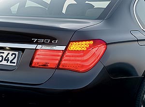 BMW 730d (Modell F01, ab 2008), LED-Rckleuchte