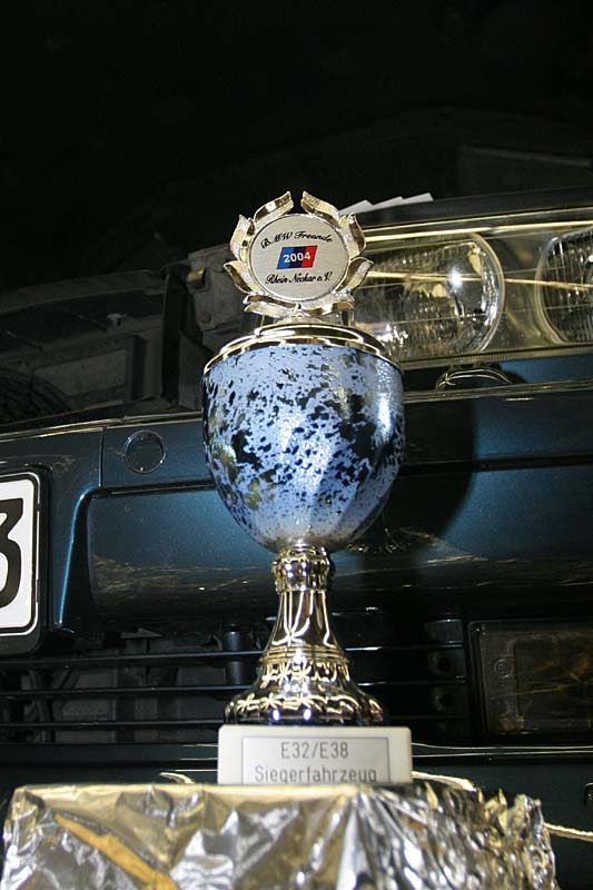 Sieger-Pokal f�r Timos 7er von den BMW Freunden Rhein-Neckar