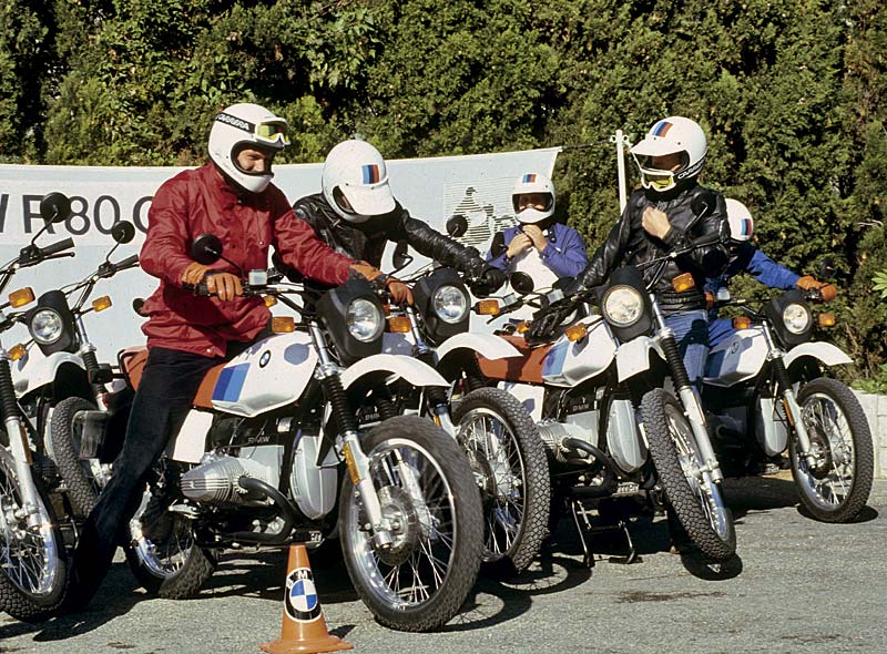 Presse-Veranstaltung f�r die BMW R 80 G/S in Avignion, 1980