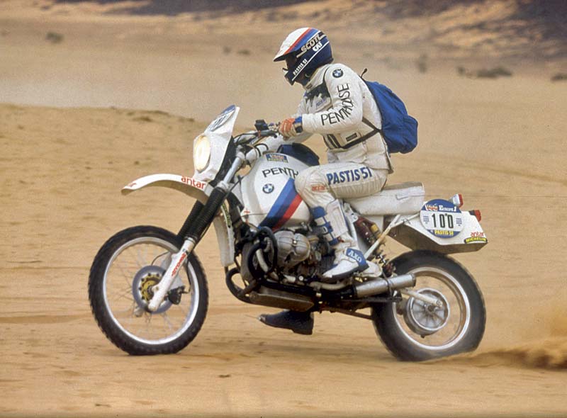 Hubert Auriol auf BMW, Rallye Paris-Dakar 1984