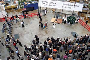 BMW Welt Richtfest am 1. Juli 2005
