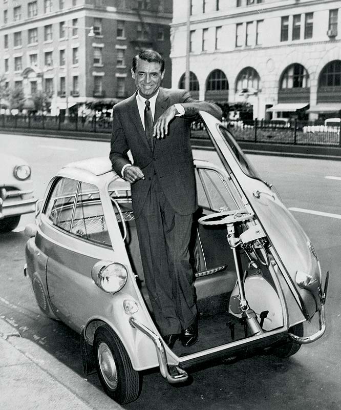Cary Grant und die BMW Isetta