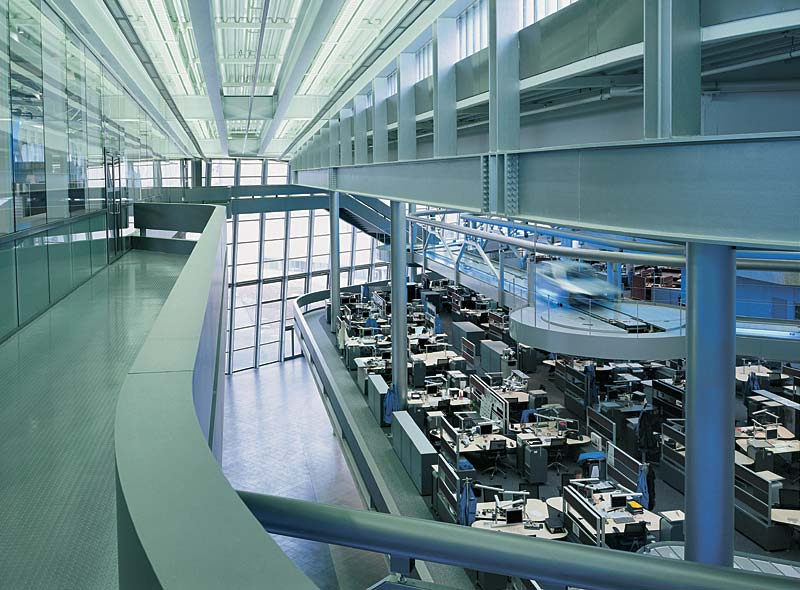 BMW Werk Leipzig, Zentralgeb�ude: Produktion BMW 3er Reihe