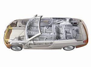 Sicherheitskarosserie des BMW 3er Cabrio