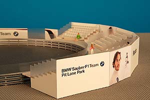 BMW Sauber F1 Team - Modell vom PIT LANE PARK