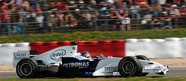 Jacques Villeneuve beim Qualifying am Nrburgring, F1 Grand Prix von Europa