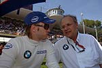 Nick Heidfeld mit Burkhard Gschel beim Italien F1-Grand Prix