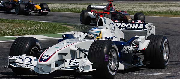 Nick Heidfeld beim F1-Rennen in Imola