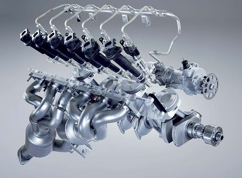 BMW Reihensechszylinder Ottomotor mit High Precision Injection (strahlgefhrte Mager-Direkt-Einspritzung der zweiten Generation)