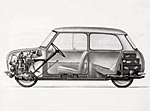 Austin Seven / Morris Mini-Minor Längsschnitt, 1959