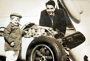 Mike Cooper und sein Vater John Cooper