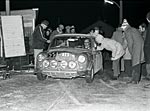 Aaltonen/Liddon bei der Rallye Monte Carlo 1968 auf Mini Cooper S (3. Platz)