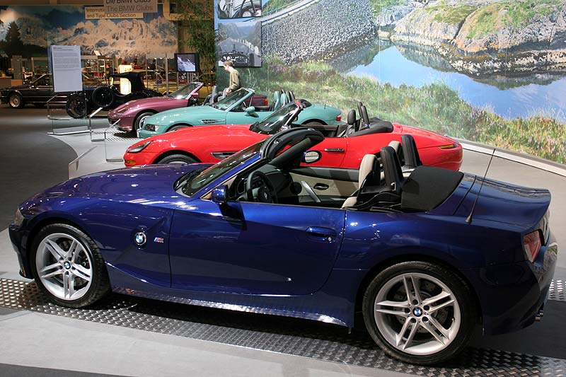 BMW Roadster Z4, Z8, Z3 und Z1 auf der Techno Classica 2006