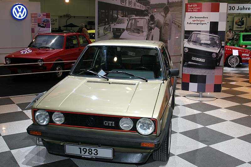 Golf GTI aus dem Jahr 1983 auf der Techno Classica 2006