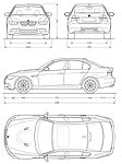 Abmessungen BMW M3 Limousine