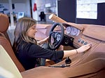 BMW Concept CS - Nadya Arnout (Interieurdesign) am Claymodell
